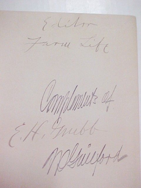  1912 1RST EDITION RARE Signed Both Authors E.H. Grubb & W.S. Guilford