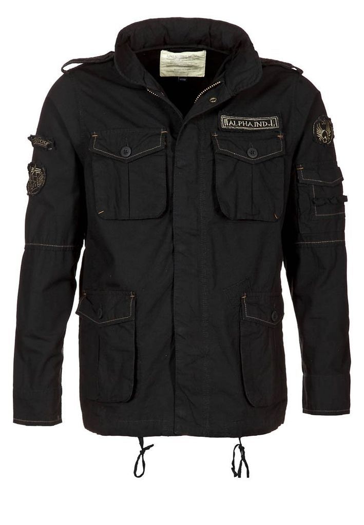 alpha industries arlington jacket medium black from united kingdom