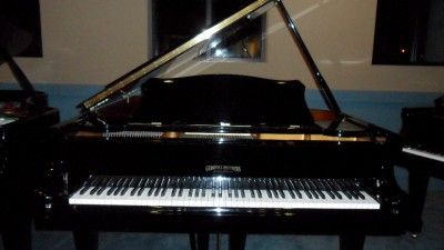 Grinnell Brothers Model GB 650 61 Grand Piano Ebony Polish