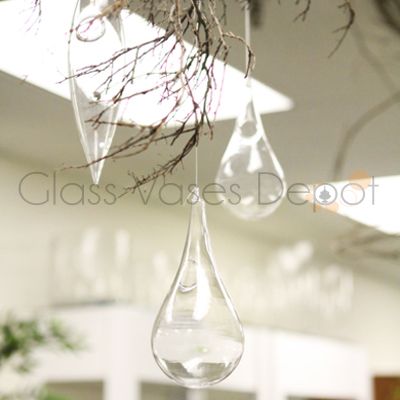 Hanging Plant Terrarium H 8 5 36pcs $2 75 Each Tear Drop Style