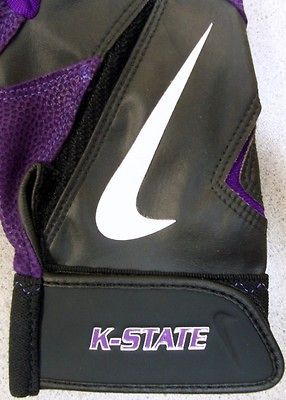 Kansas State Nike Diamond Elite Pro team issue NCAA batting gloves