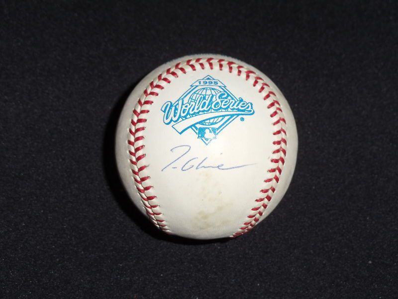 Braves Tom Glavine Signed 1995 World Series Baseball