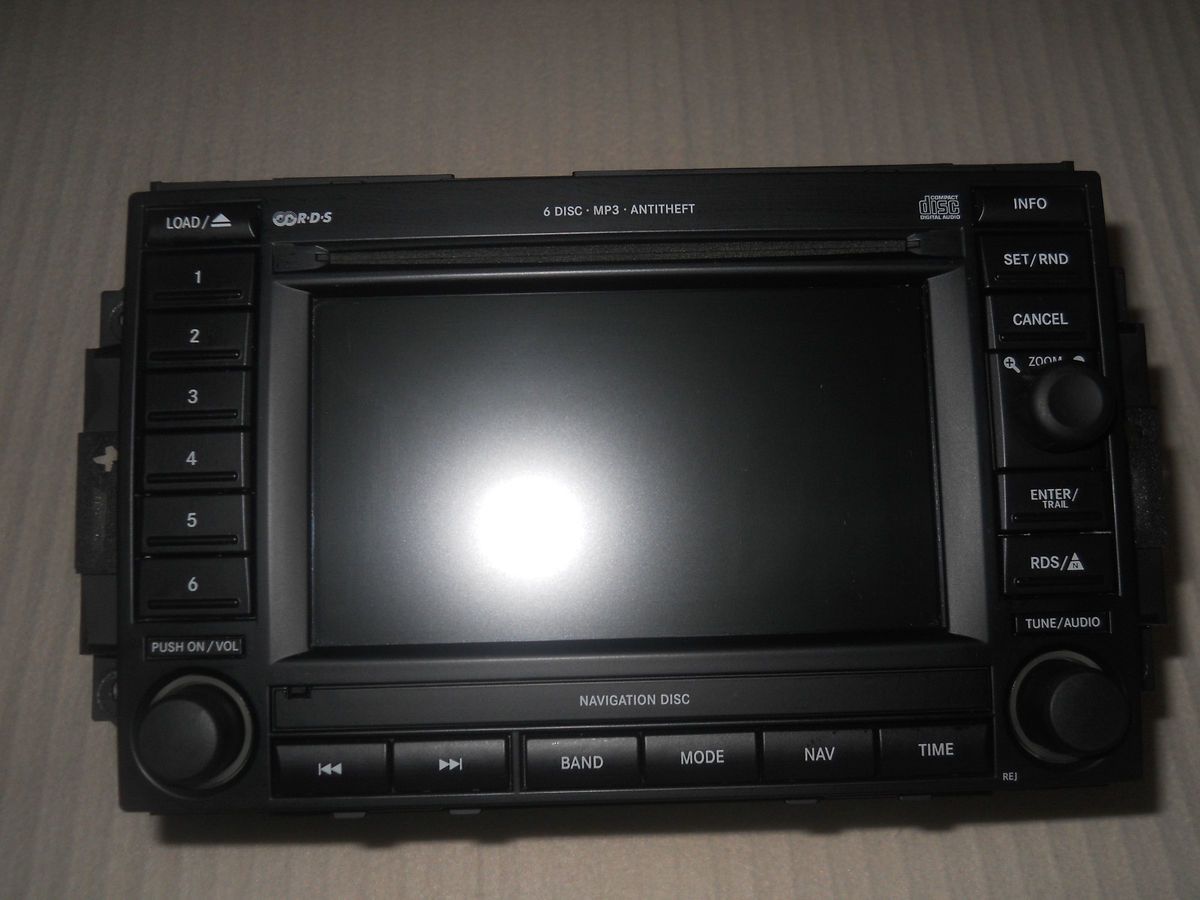 2007 Jeep Grand Cherokee 6 CD Player Radio GPS Rec Navigation System
