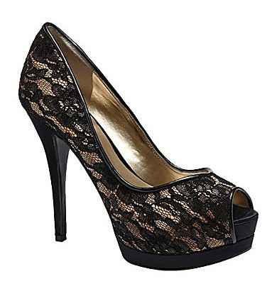 Guess Glenmoras Womens Peep Toe Pumps Platform Shoes All Sizes