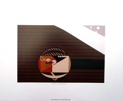 Charles Charley Harper Cozy Chipmunk Certificate of Authenticity