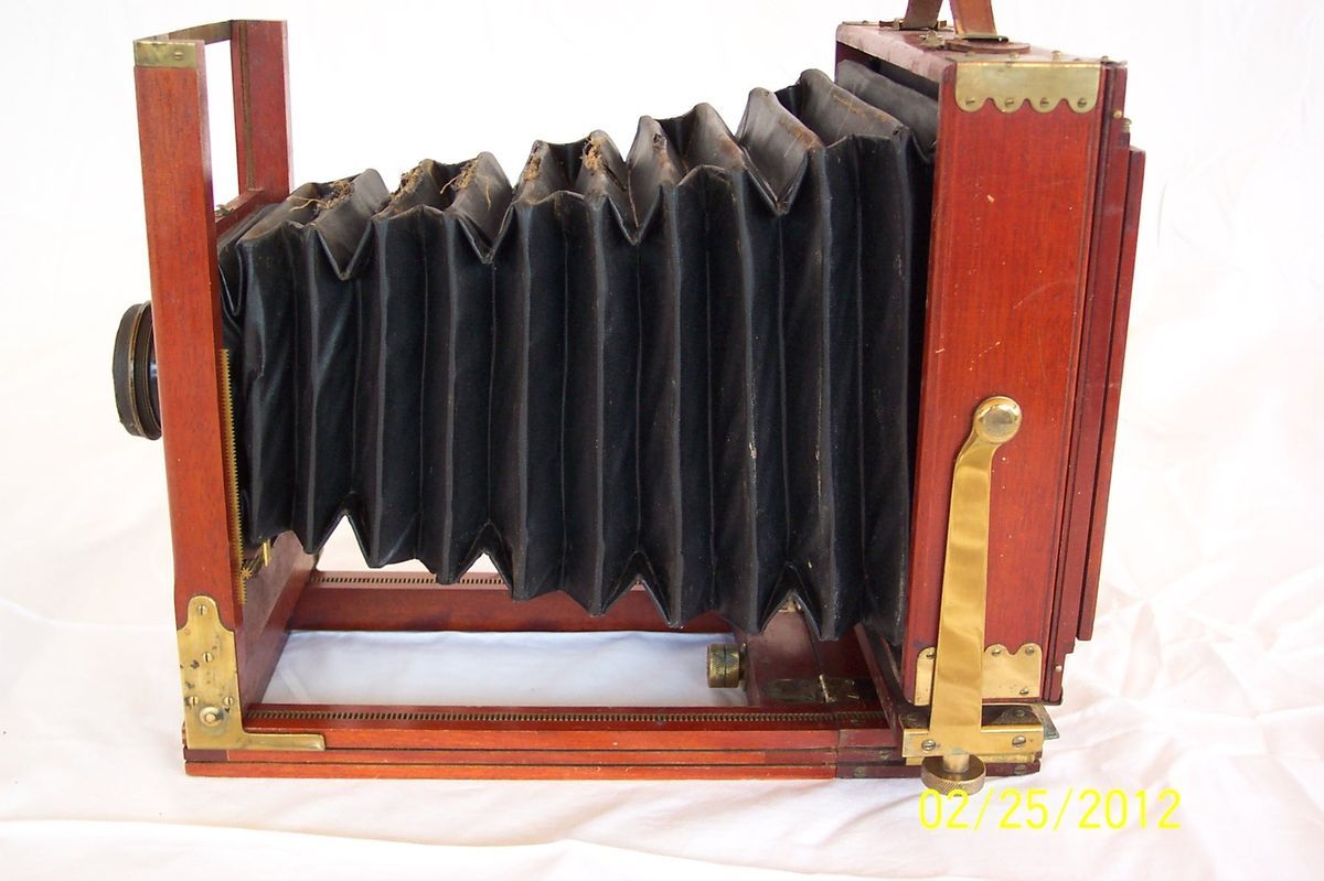 Antique 5x7 Eastman Kodak Empire State Wooden Camera Kit