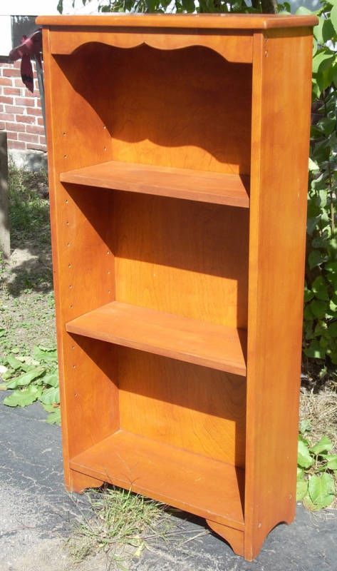  Colonial Rock Maple Vintage Bookcase Camp Furniture by C. H. Hartshorn