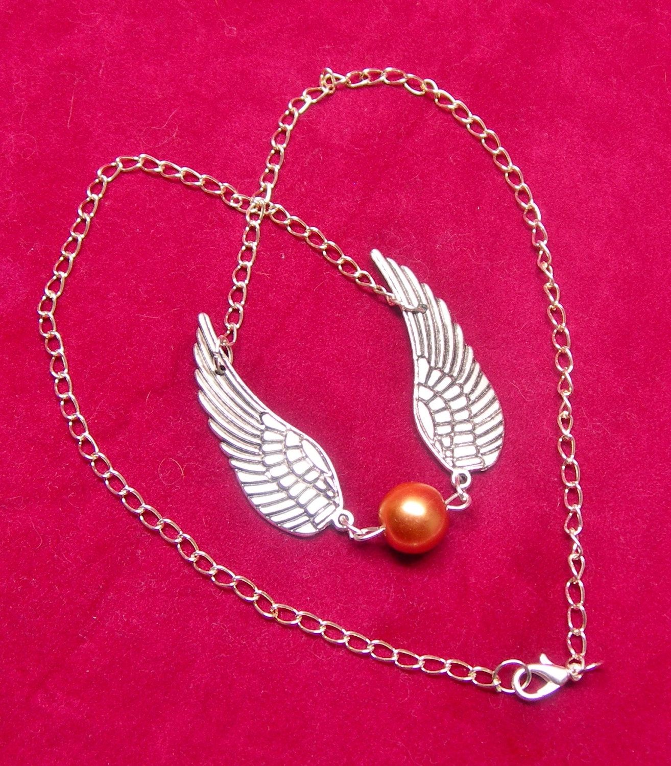 Harry Potter (Golden Snitch Big) Necklace NEW DESIGN (JUST IN TIME