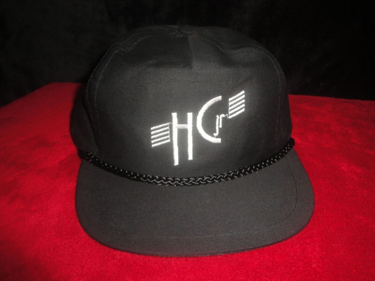 Harry Connick Jr HGJ Tour Hat Cap Vtg New Snapback Embroidered Black