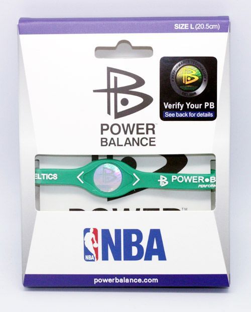 NBA Power Wristband Balance Energy Bracelet Red Sz S