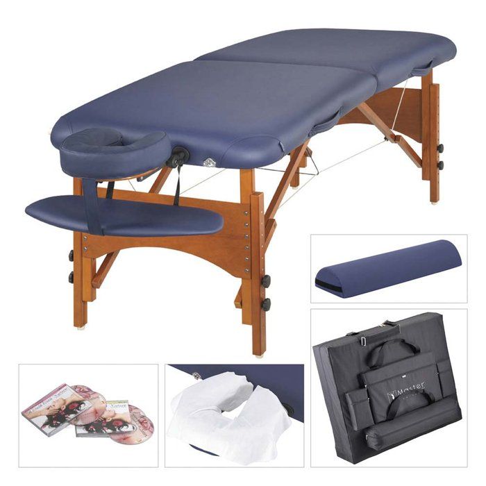 Large table with head to toe comforts your clients will really