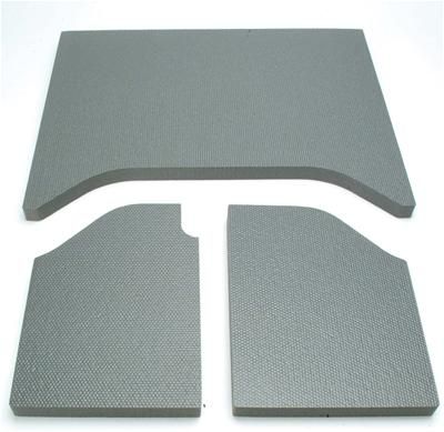  Mat Sound Deadening Headliner Gray 2007 10 Jeep Wrangler 2 Dr Hardtops