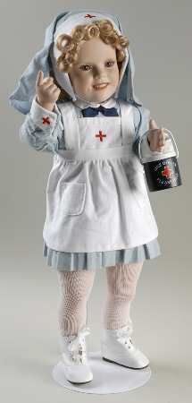  Shirley Temple Red Cross Doll Danbury Mint Box