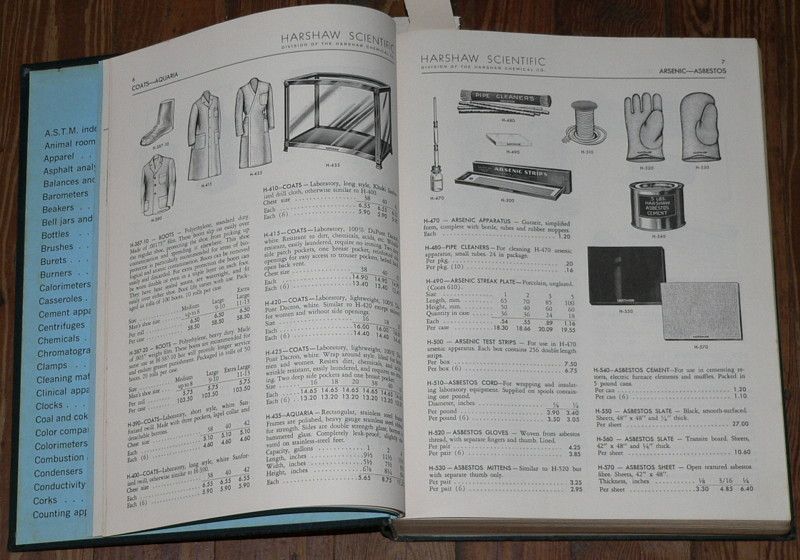 Harshaw Scientific Laboratory Apparatus Catalog Scales 932 pgs