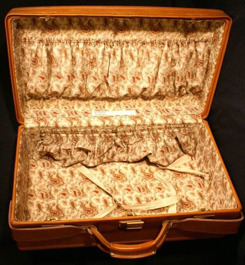 Hartman Luggage Leather Travel Bag Suitcase USA