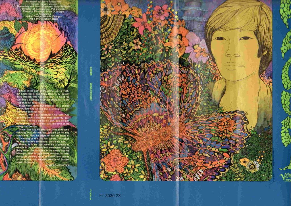 Harumi 1968 Cover Slick Ad 26x14 on Verve Forecast