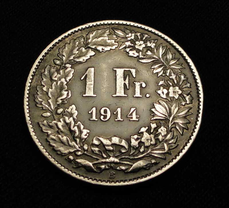 This Rare Switzerland Helvetia Silver Coin would look great in your