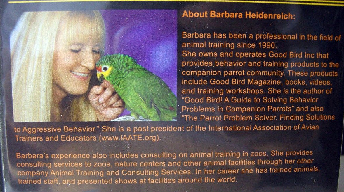 Good Bird Inc Thebasicsof Parrottraining Live Workshop