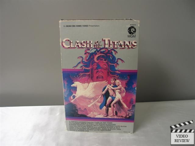 Clash of The Titans VHS Harry Hamlin Laurence Olivier