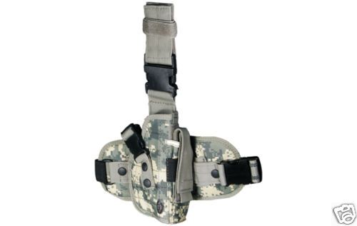 Universial Leg Holster R UTG Pistol Hi Point 9mm 40 H178R Camo ACU