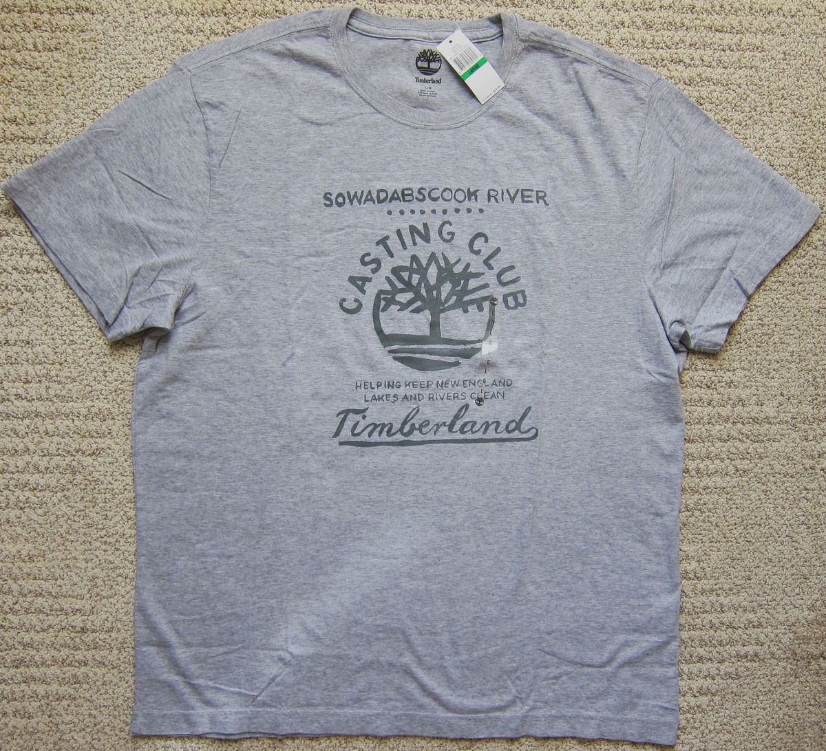  Timberland Greyheather T Shirt Men's $24 50