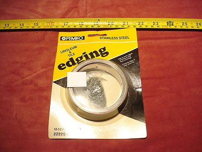 2177 linoleum tile edging stainless steel 12 6 l time