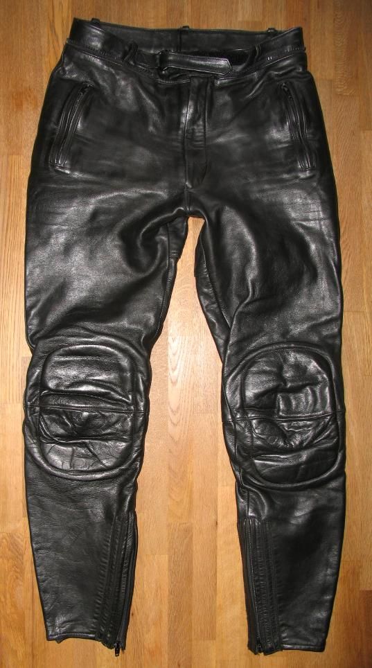 POLO Herren  Motorrad  Kombi  LEDERHOSE / Lederjeans in schwarz ca. Gr