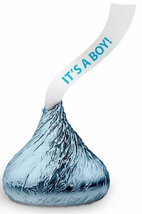 Its A Boy Hersheys Kisses Blue Foil Baby Shower Favor