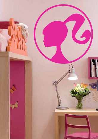 barbie girl kid room wall art vinyl decal sticker more