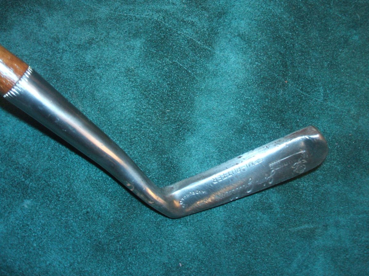 Antique Hickory Wood Shaft MacGregor Semi Putter