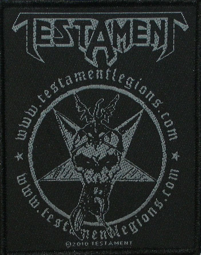 Testament Legions Heavy Metal Music Band Woven Patch