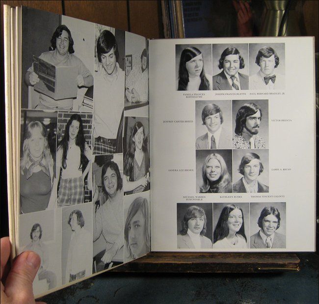 1975 Clinton High School Massachusetts Yearbook