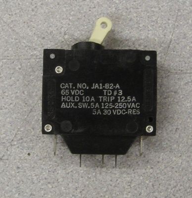 Heinemann JA1 B2 A 10A 65VDC 1 Pole Circuit Breaker