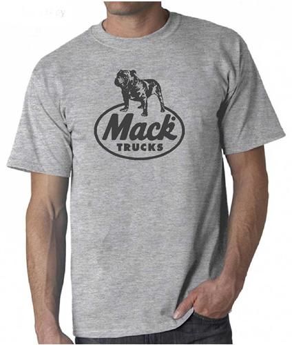  Trucks Semi 18 Wheeler Trucker T Shirt Heather Gray Brand New