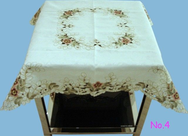 Variety Hand Embroidery Flora Table Topper Cloth 50 Off