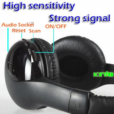  with audio cable, the receiver can be used as a wired headphone