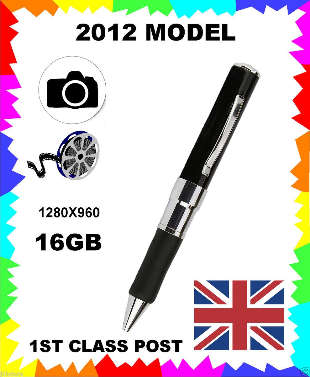 16GB SPY PEN CAM CAMERA VIDEO RECORDER HIDDEN RECORDER EQUIPMENT