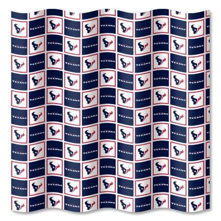 Houston Texans NFL Fabric Shower Curtain 72x72