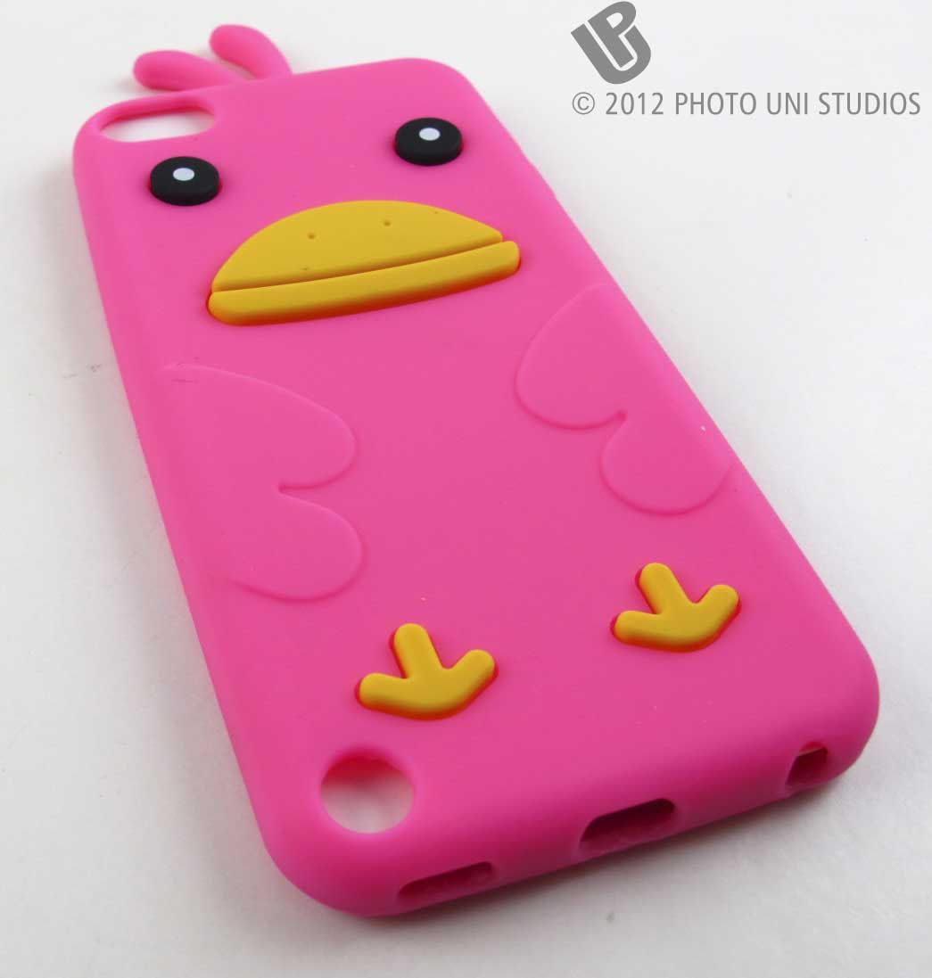  CUTE DUCK SOFT SILICONE RUBBER SKIN CASE COVER APPLE IPOD TOUCH 5 5TH