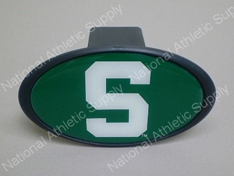 Michigan State Spartan 2 Hitch Receiver Plug Cover MSU