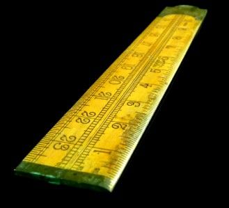 Antique John Rabone Hockley Abbey 1219 24 2 Fold Carpenters Ruler