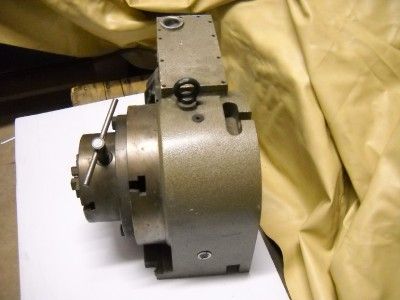 Hofmann WRMB250 Rotary Table w Motor and ROHM 160 6 1 4 3 Jaw Chuck