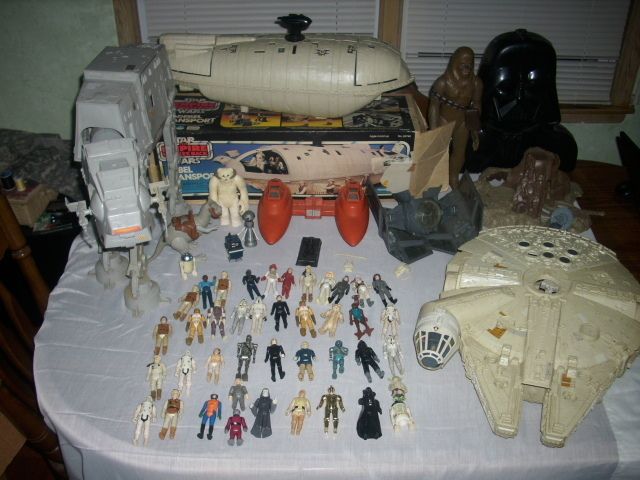 1980s Vintage Star Wars  Lot Sale  Rare figures and vehicles