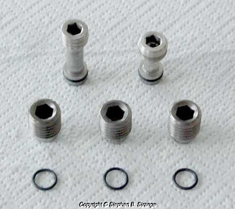 Boss 429 NASCAR Oil Restrictor Plug Set Ford Holman Moody