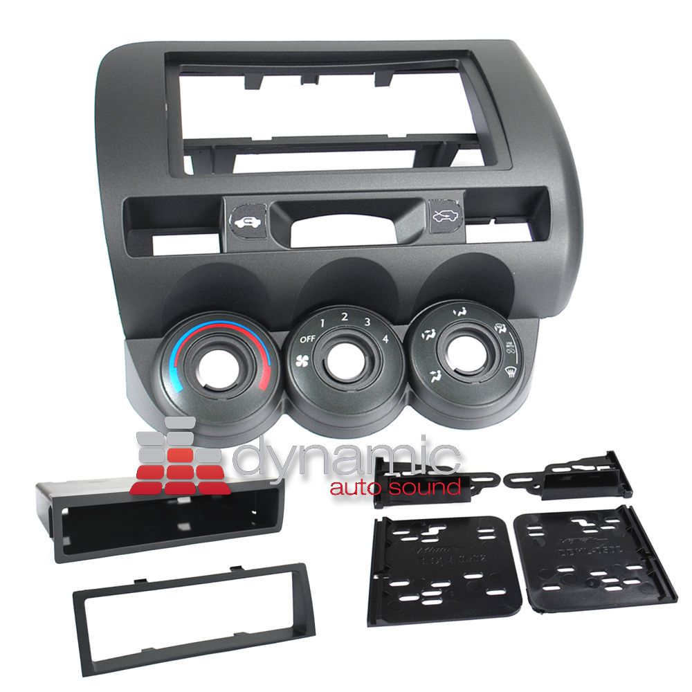  Single Double DIN Installation Dash Kit for 2007 2008 Honda Fit
