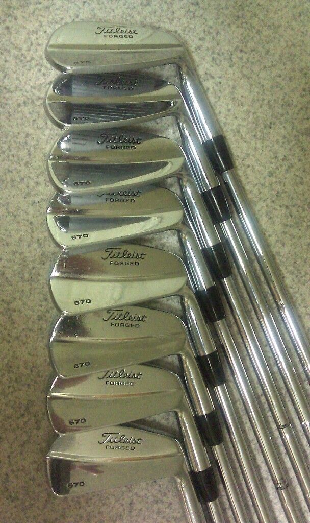 Titleist 670 Forged Irons 3 PW RH x 100S