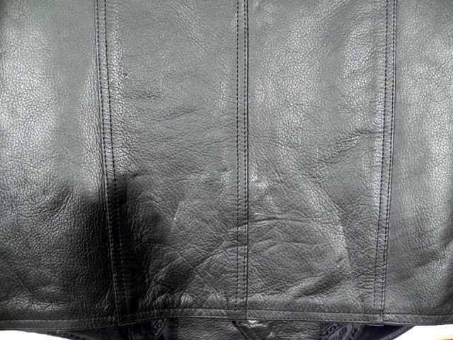 River Road Plains Leather Vest Mens 46