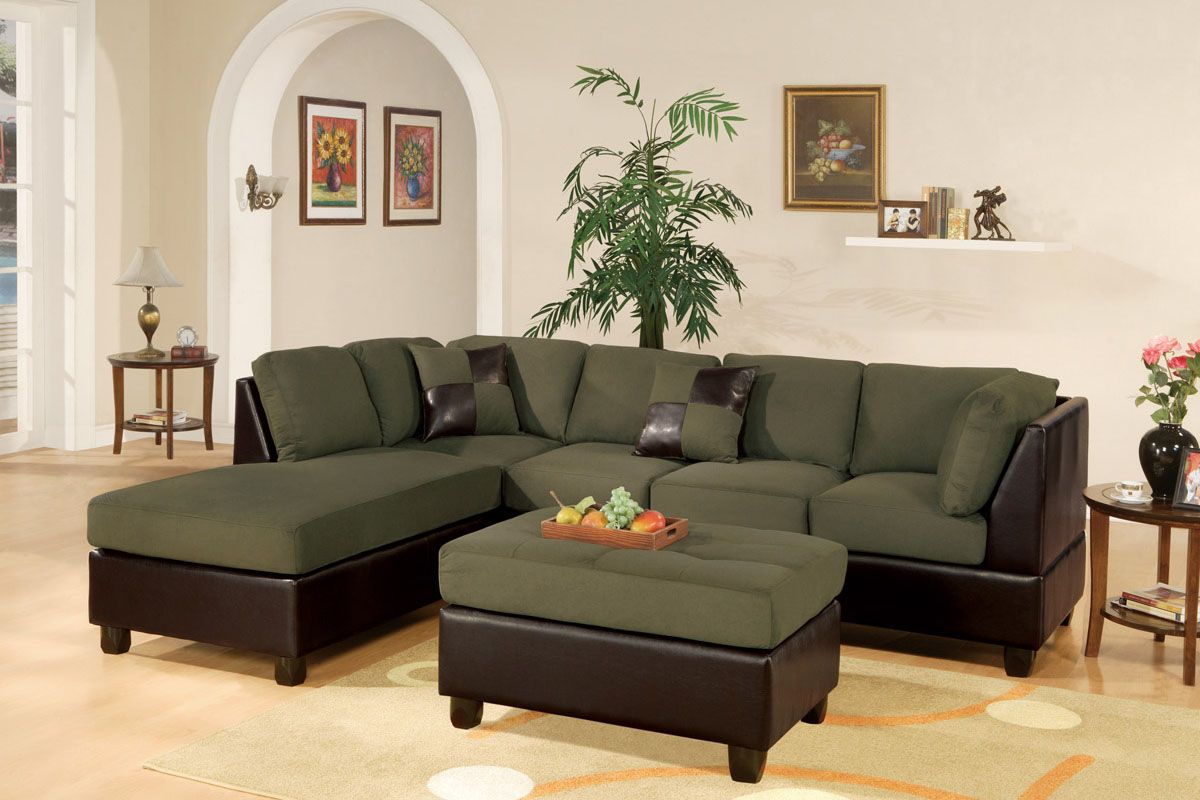 Bobkona Sofa and Loveseat Couches Living Room Furniture Set Love Seat