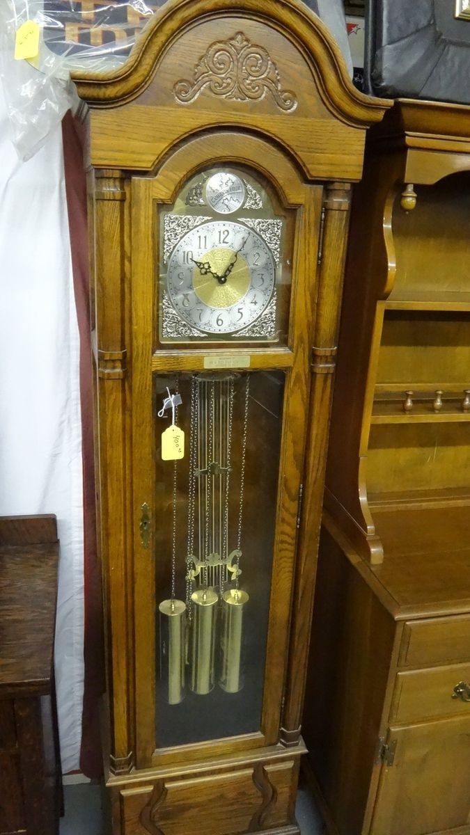 Howard Miller Grandfather Clock Works Good