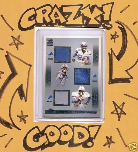 02 Crown Royal Triple Threads Lions Jrsy Howard Crowell